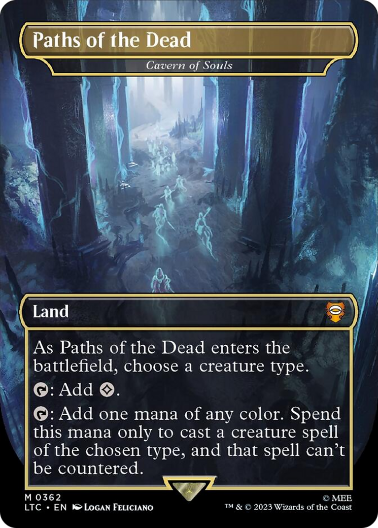 Paths of the Dead - Cavern of Souls (Surge Foil Realms and Relics) [The Lord of the Rings: Tales of Middle-Earth Commander] - Trinity Hobby