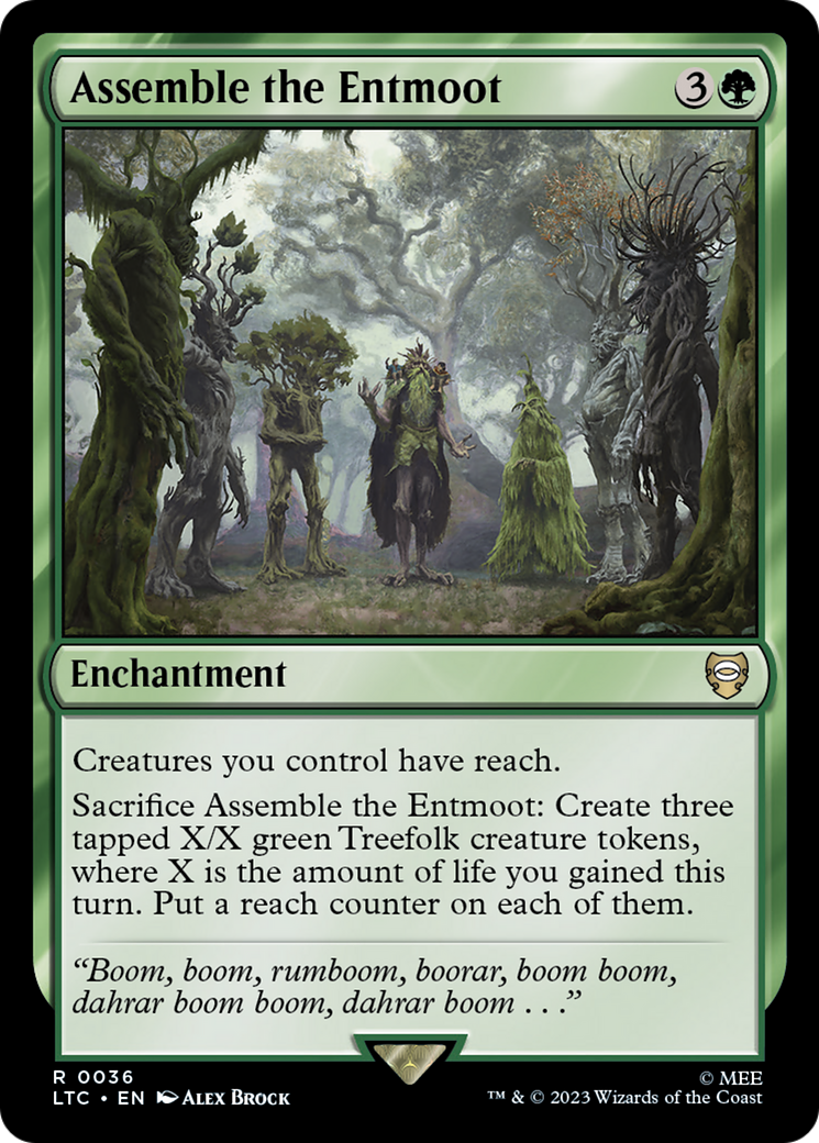 Assemble the Entmoot [The Lord of the Rings: Tales of Middle-Earth Commander] - Trinity Hobby