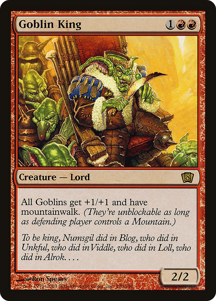Goblin King [Eighth Edition] - Trinity Hobby