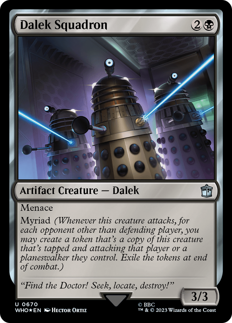 Dalek Squadron (Surge Foil) [Doctor Who] - Trinity Hobby