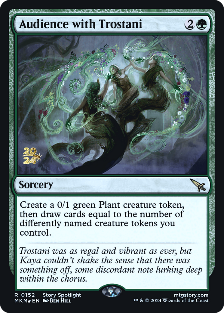 Audience with Trostani [Murders at Karlov Manor Prerelease Promos] - Trinity Hobby