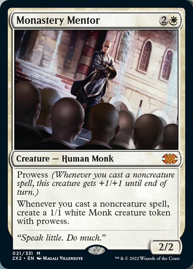 Monastery Mentor [Double Masters 2022] - Trinity Hobby