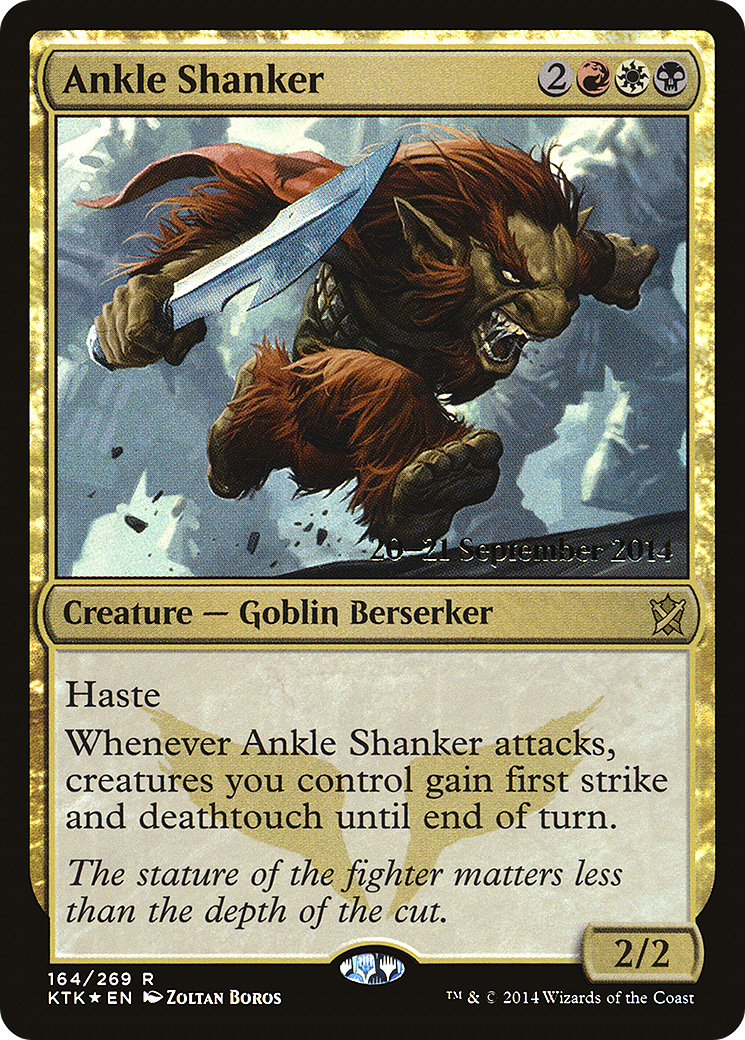 Ankle Shanker [Khans of Tarkir Prerelease Promos] - Trinity Hobby