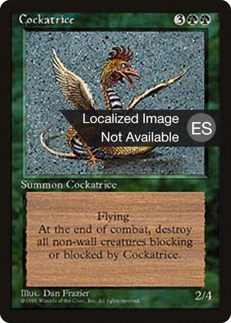 Cockatrice [Fourth Edition (Foreign Black Border)] - Trinity Hobby