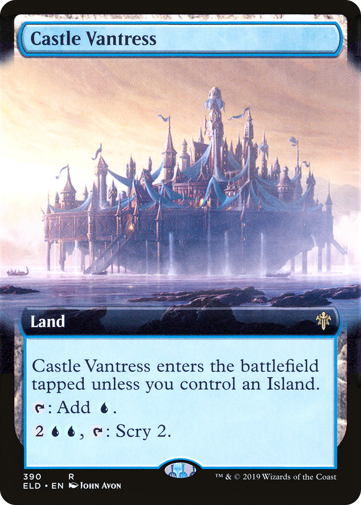 Castle Vantress (Extended Art) [Throne of Eldraine] - Trinity Hobby