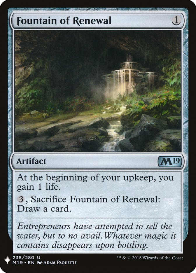 Fountain of Renewal [Mystery Booster] - Trinity Hobby