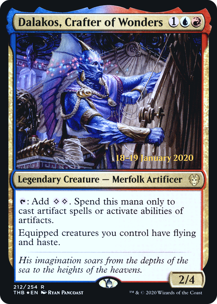 Dalakos, Crafter of Wonders [Theros Beyond Death Prerelease Promos] - Trinity Hobby