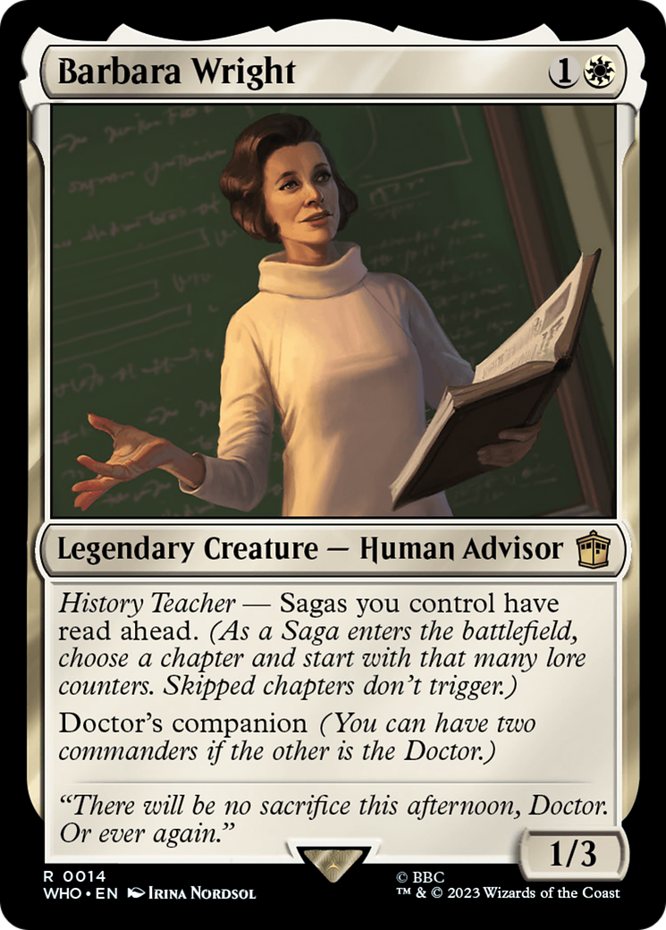 Barbara Wright [Doctor Who] - Trinity Hobby