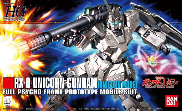 Bandai - HGUC 1/144 #101 RX-0 Unicorn Gundam (Unicorn Mode)