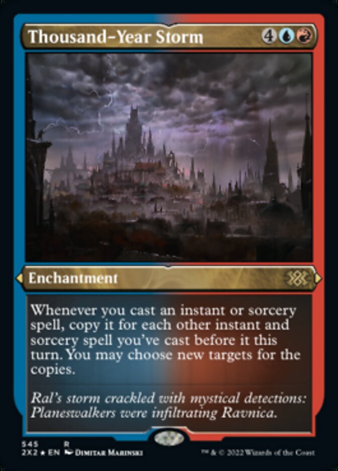 Thousand-Year Storm (Foil Etched) [Double Masters 2022] - Trinity Hobby