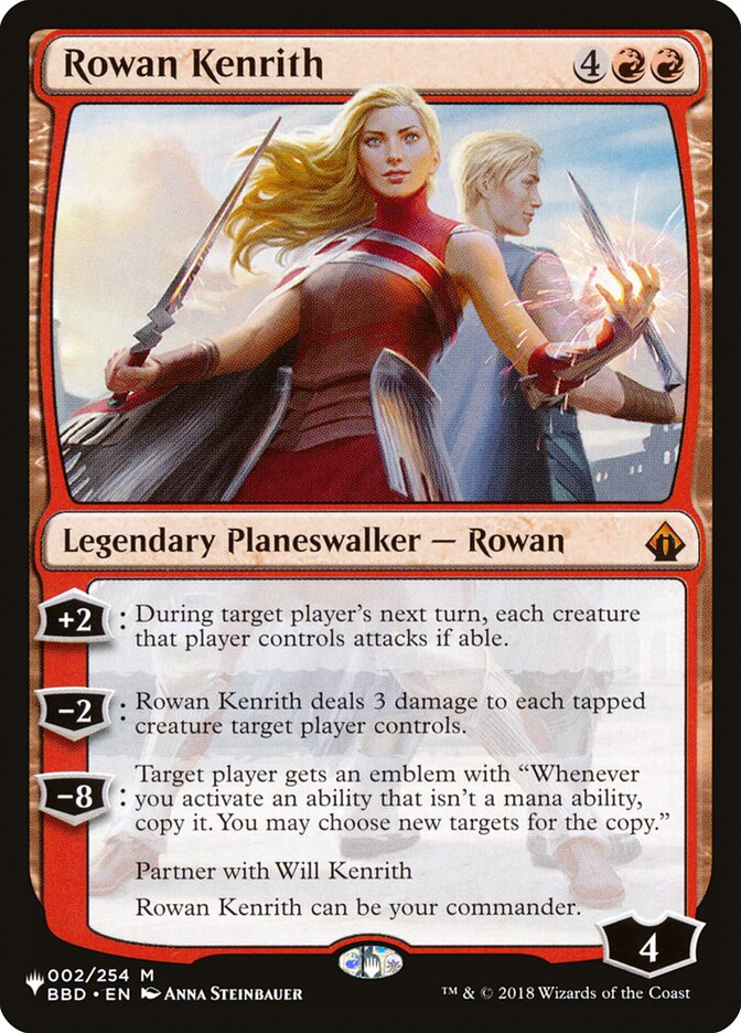 Rowan Kenrith [The List] - Trinity Hobby