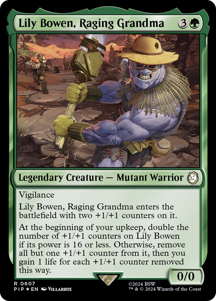 Lily Bowen, Raging Grandma (Surge Foil) [Fallout] - Trinity Hobby