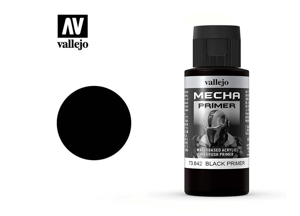 VALLEJO: Mecha PRIMER Black (60ML) - Trinity Hobby