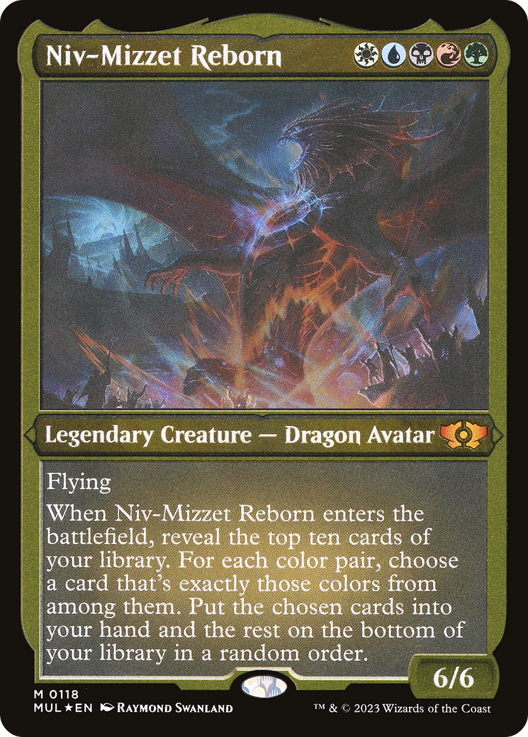 Niv-Mizzet Reborn (MUL-118) - [Multiverse Legends] Foil - Trinity Hobby