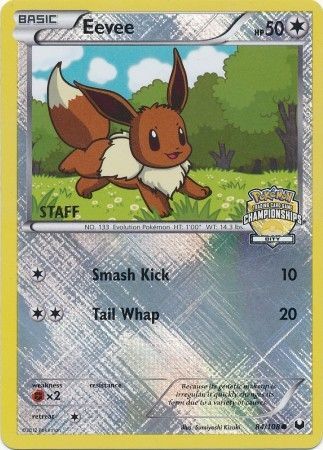 Eevee (84/108) (City Championship Staff) [League & Championship Cards] - Trinity Hobby