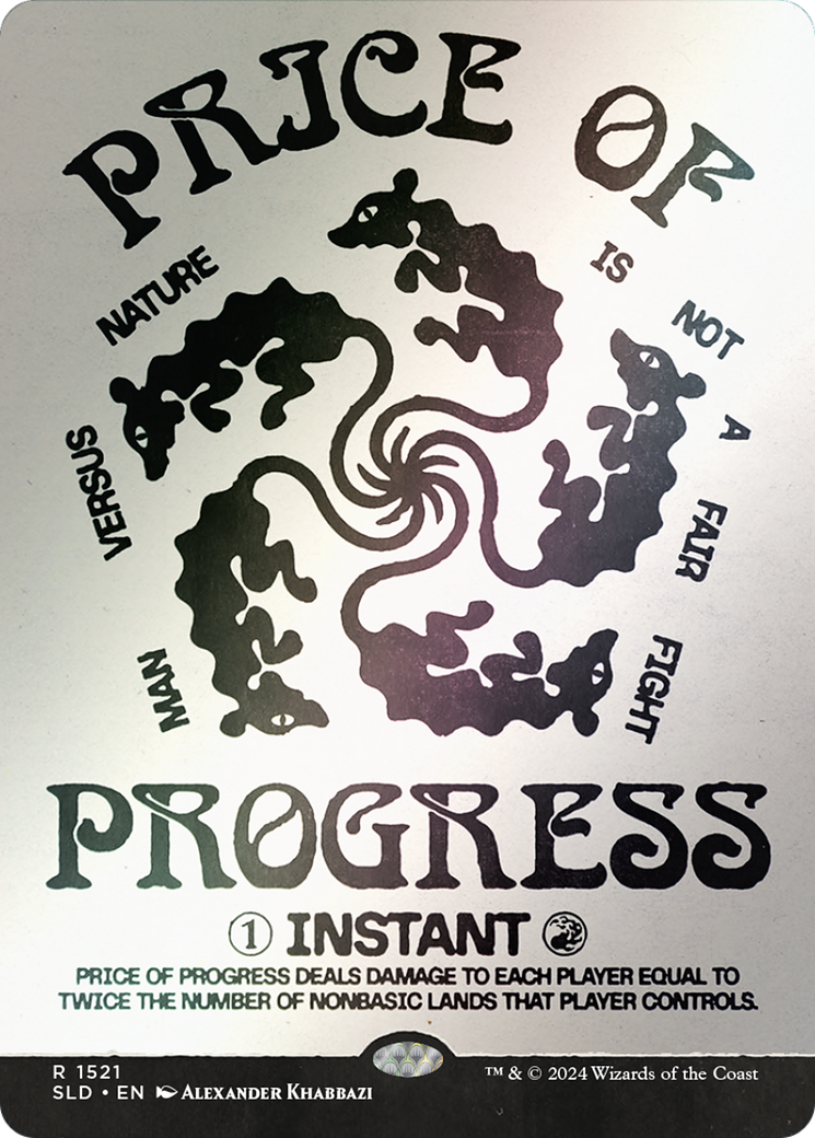 Price of Progress (Rainbow Foil) [Secret Lair Drop Series] - Trinity Hobby