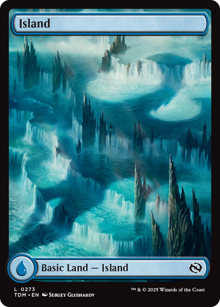 Island  [Foil]  (TDM-273) - [Tarkir: Dragonstorm]
