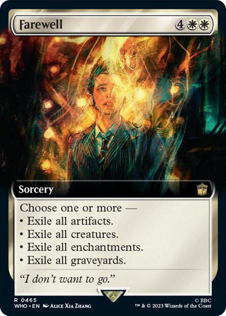 Farewell (Extended Art) [Doctor Who] - Trinity Hobby