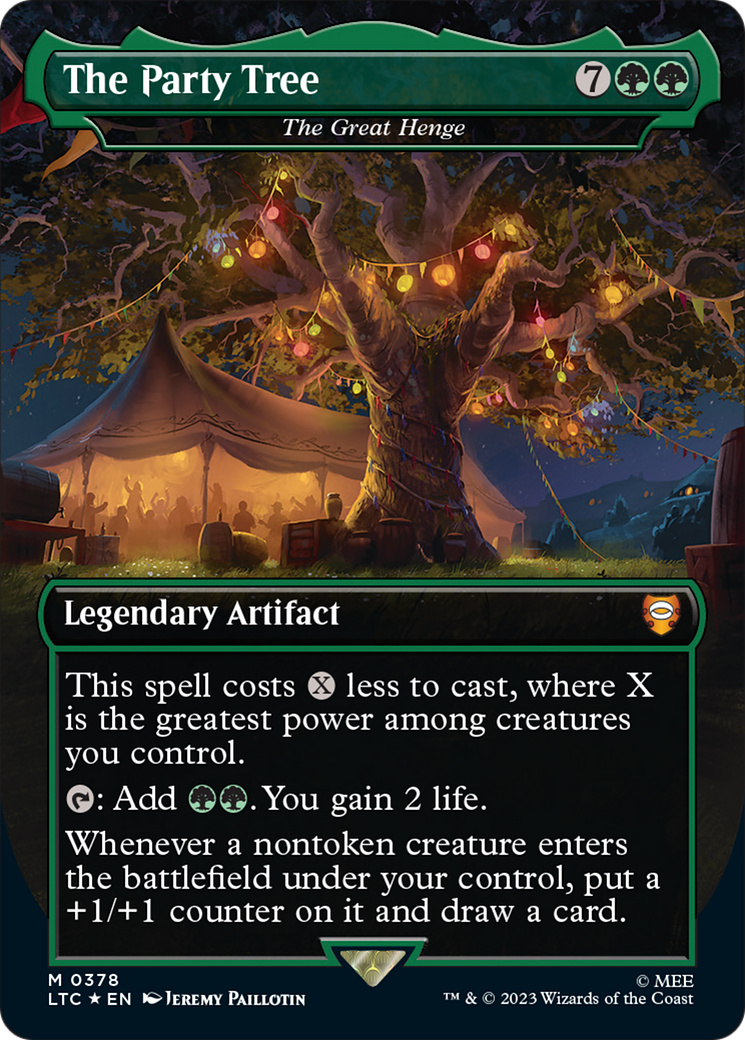 The Party Tree - The Great Henge (Surge Foil Realms and Relics) [The Lord of the Rings: Tales of Middle-Earth Commander] - Trinity Hobby