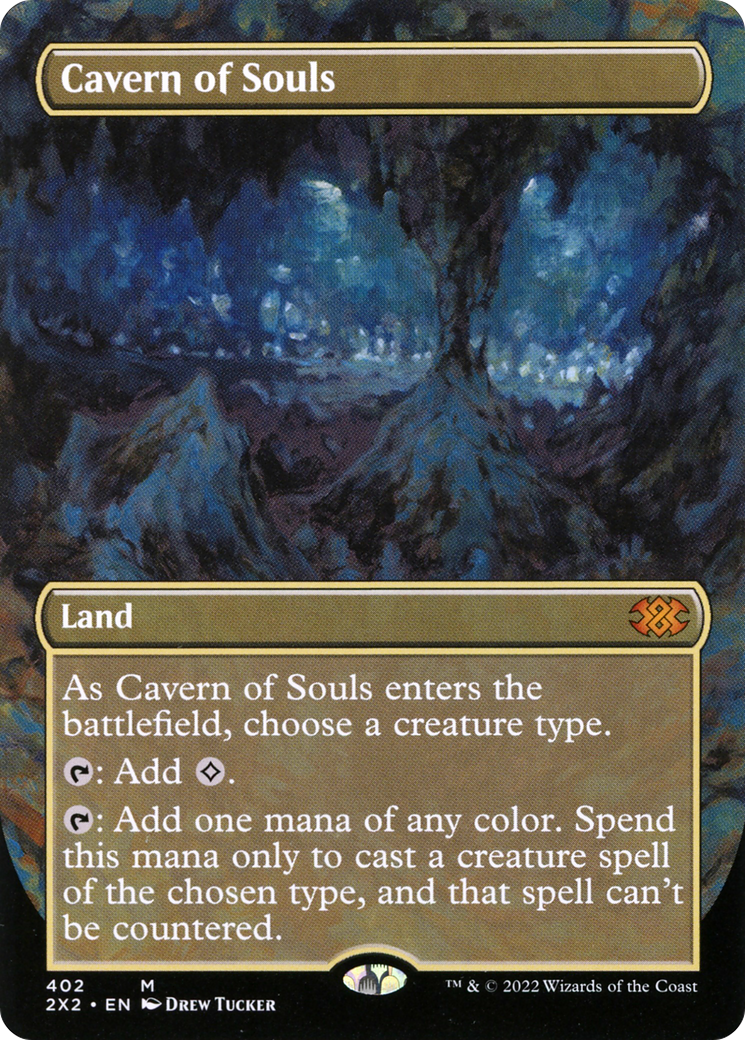 Cavern of Souls (Borderless Alternate Art) [Double Masters 2022] - Trinity Hobby