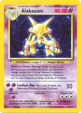 Alakazam (1/102) [Base Set Unlimited] - Trinity Hobby