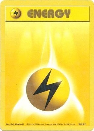 Lightning Energy (100/102) [Base Set Unlimited] - Trinity Hobby