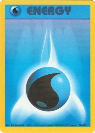 Water Energy (102/102) [Base Set Unlimited] - Trinity Hobby