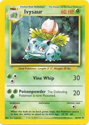 Ivysaur (30/102) [Base Set Unlimited] - Trinity Hobby