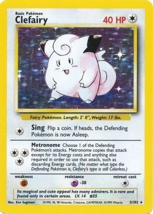 Clefairy (5/102) [Base Set Unlimited] - Trinity Hobby