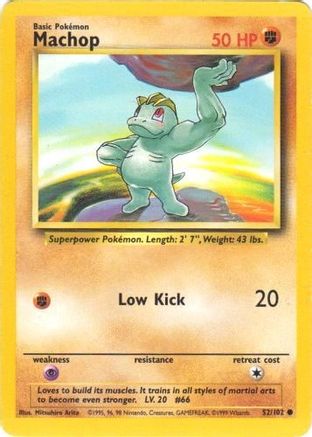 Machop (52/102) [Base Set Unlimited] - Trinity Hobby