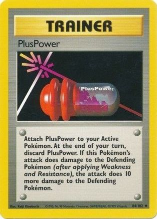 PlusPower (84/102) [Base Set Unlimited] - Trinity Hobby
