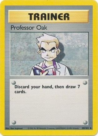 Professor Oak (88/102) [Base Set Unlimited] - Trinity Hobby