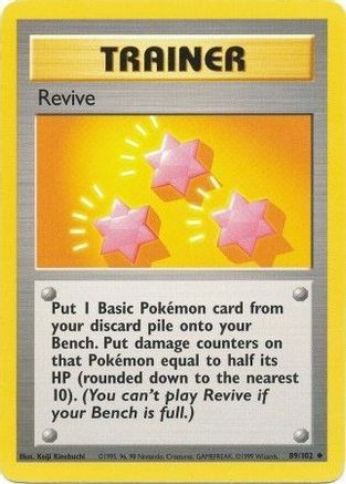 Revive (89/102) [Base Set Unlimited] - Trinity Hobby