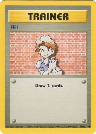Bill (91/102) [Base Set Unlimited] - Trinity Hobby