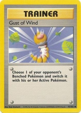 Gust of Wind (93/102) [Base Set Unlimited] - Trinity Hobby