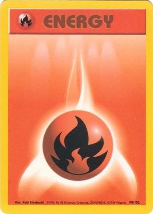 Fire Energy (98/102) [Base Set Unlimited] - Trinity Hobby