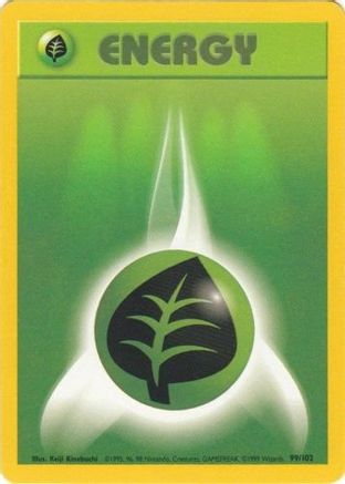 Grass Energy (99/102) [Base Set Unlimited] - Trinity Hobby