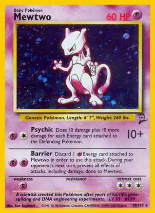 Mewtwo (10/130) [Base Set 2] - Trinity Hobby