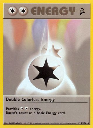 Double Colorless Energy (124/130) [Base Set 2] - Trinity Hobby