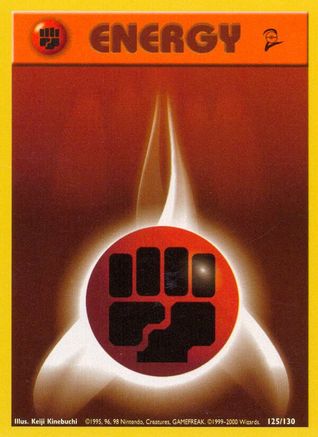 Fighting Energy (125/130) [Base Set 2] - Trinity Hobby