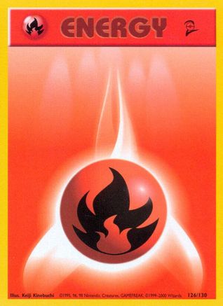 Fire Energy (126/130) [Base Set 2] - Trinity Hobby