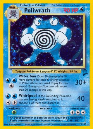 Poliwrath (15/130) [Base Set 2] - Trinity Hobby