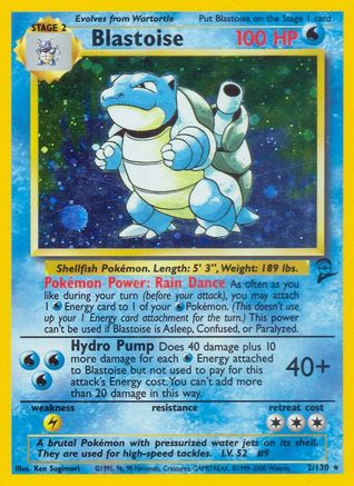 Blastoise (2/130) [Base Set 2] - Trinity Hobby