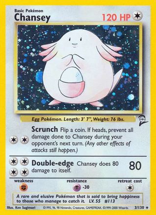 Chansey (3/130) [Base Set 2] - Trinity Hobby