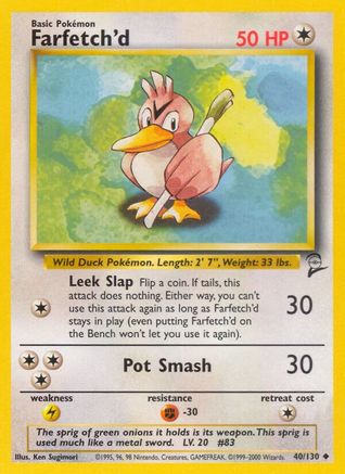 Farfetch'd (40/130) [Base Set 2] - Trinity Hobby