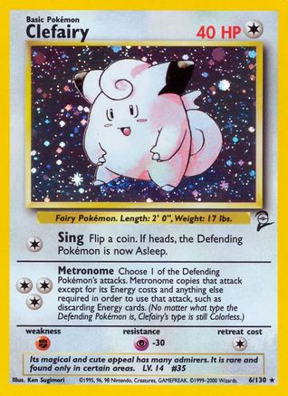 Clefairy (6/130) [Base Set 2] - Trinity Hobby