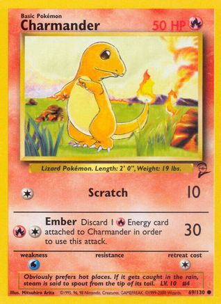 Charmander (69/130) [Base Set 2] - Trinity Hobby