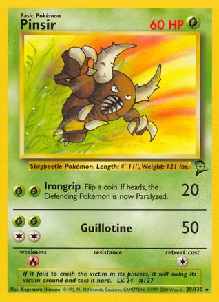 Pinsir (29/130) [Base Set 2] - Trinity Hobby