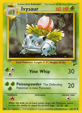 Ivysaur (44/130) [Base Set 2] - Trinity Hobby