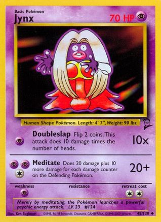 Jynx (45/130) [Base Set 2] - Trinity Hobby